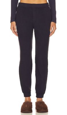 MONROW Thermal Jogger in Navy