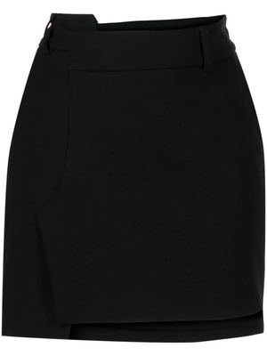 Monse asymmetric mini skirt - Black
