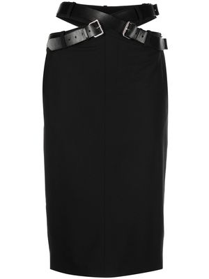 Monse belt-detail pencil skirt - Black