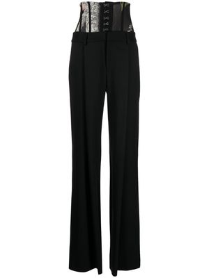 Monse bustier-style high-waist trousers - Black