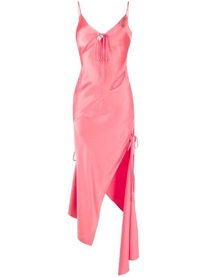 Monse cut-out detailing maxi slip dress - Pink