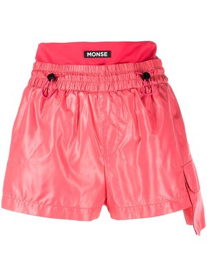 Monse drawstring track shorts - Pink