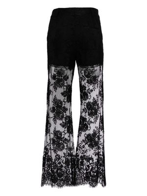 Monse floral lace pants - Black