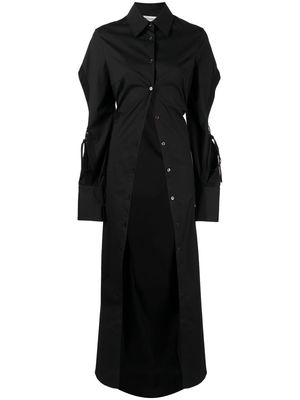 Monse long cotton shirt - Black