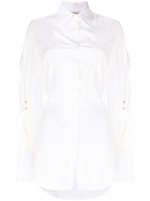 Monse long cotton shirt - White