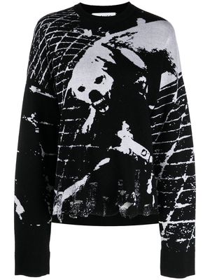 Monse Maeby long-sleeved sweater - Black