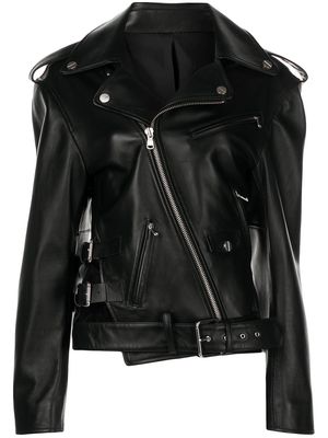 Monse oversized biker jacket - Black