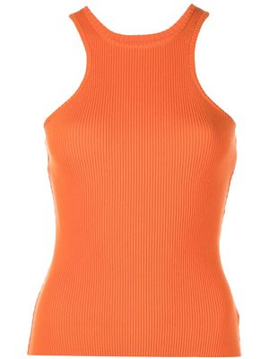 Monse ribbed-knit vest top - Orange