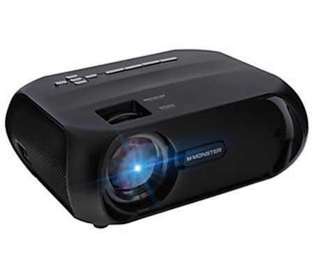 Monster ImagePro 720p LCD Projector with 100" S creen