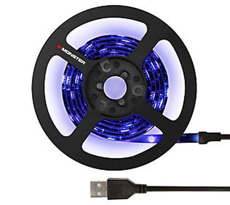 Monster UV Blacklight USB 6.5ft USB-Powered Lig ht Strip
