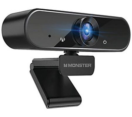 Monster Vision Premium_Webcam with Auto Light Correction