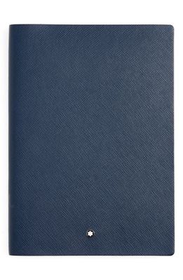 Montblanc Leather Lined Notebook in Indigo