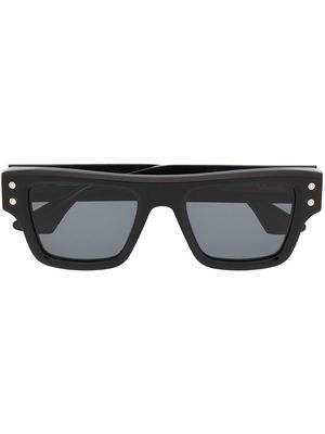 Montblanc logo-detail sunglasses - Black