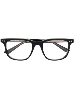 Montblanc logo-plaque D-frame glasses - Black