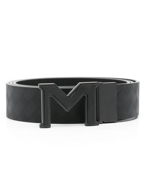 Montblanc M Buckle Extreme 3.0 leather belt - Black