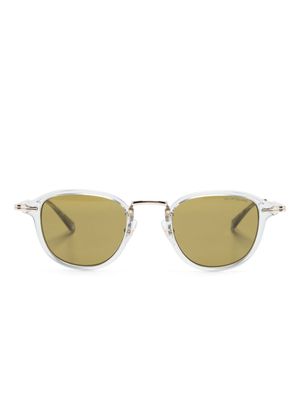 Montblanc MB0336S round-frame sunglasses - Gold