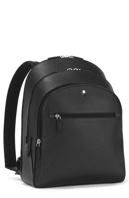 Montblanc Medium Sartorial Leather Backpack in Black