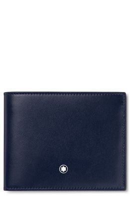 Montblanc Meisterstück Leather Bifold Wallet in Ink Blue