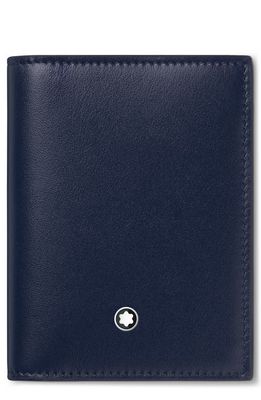 Montblanc Meisterstück Leather Card Case in Ink Blue