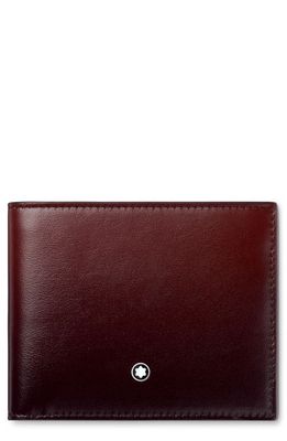 Montblanc Meisterstück Leather Wallet in Dark Red