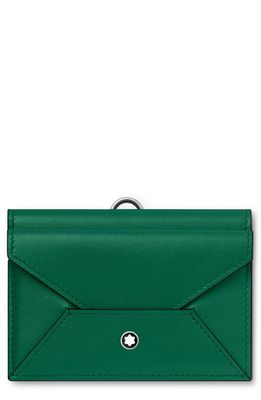 Montblanc Meisterstück Soft Leather Card Case in Green