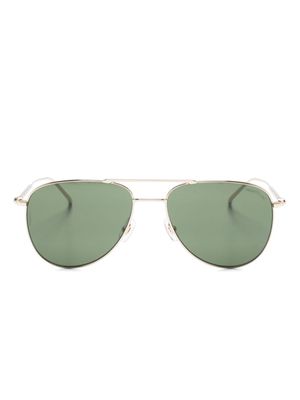 Montblanc metallic pilot-frame sunglasses - Gold