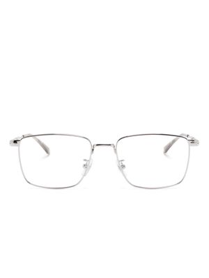 Montblanc nose-pads square-frame glasses - Silver