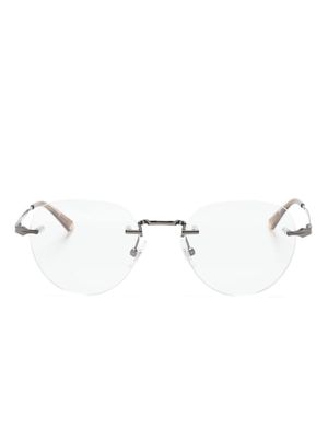 Montblanc oval-frame glasses - Silver