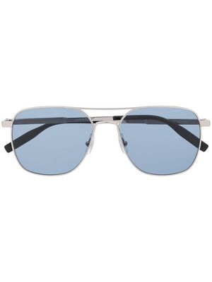 Montblanc pilot-frame tinted sunglasses - Silver