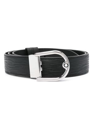 Montblanc reversible leather belt - Black