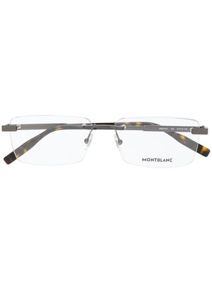 Montblanc rimless eyeglasses - Black