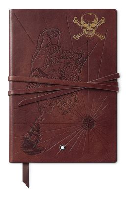 Montblanc Robert Louis Stevenson Leather Notebook in Brown