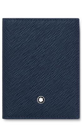 Montblanc Sartorial Leather Bifold Wallet in Ink Blue