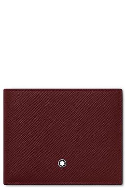Montblanc Sartorial Leather Bifold Wallet in Red