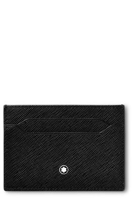 Montblanc Sartorial Leather Card Holder in Black