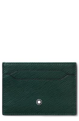 Montblanc Sartorial Leather Card Holder in British Green