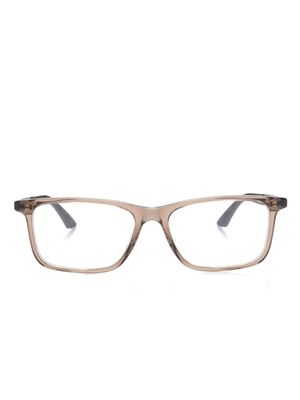 Montblanc transparent rectangle-frame glasses - Grey