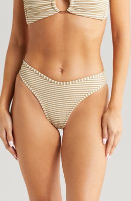 MONTCE Lulu Neutral Stripe Bikini Bottoms