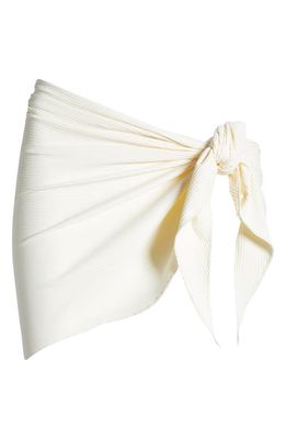 MONTCE Rib Cover-Up Sarong in Cream Rib