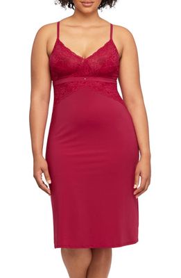 Montelle Intimates Full Support Gown in Raspberry