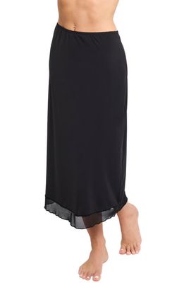 Montelle Intimates Midi Half Slip in Black