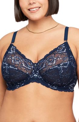 Montelle Intimates Montelle Intimate Muse Full Cup Lace Bra in Gemstone Blue/Heaven