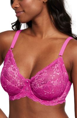 Montelle Intimates Montelle Intimate Muse Full Cup Lace Bra in Watermelon/Champagne