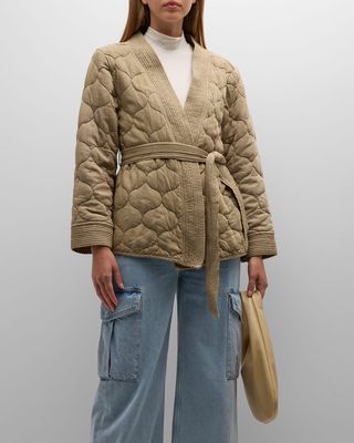 Monterey Quilted Wrap Jacket