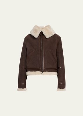 Monterosa Aviator Shearling Jacket