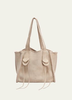 Mony Medium Tote Bag in Suede