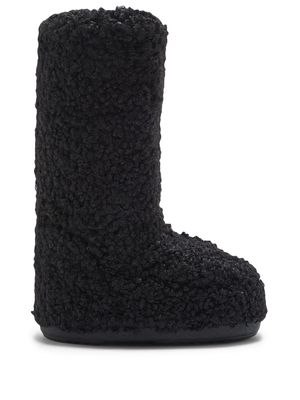 Moon Boot Icon faux-curly boots - Black
