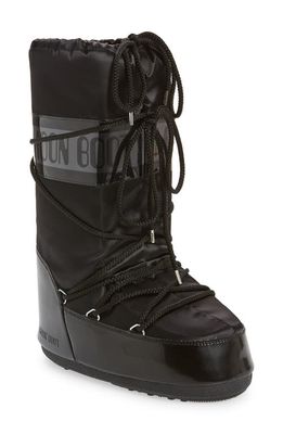 Moon Boot Icon Glance Water Repellent Boot in Black