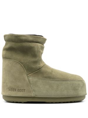 Moon Boot Icon Low suede snow boots - Green