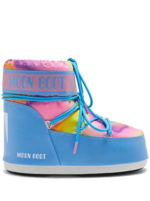 Moon Boot Icon Low Tie-Dye boots - Blue